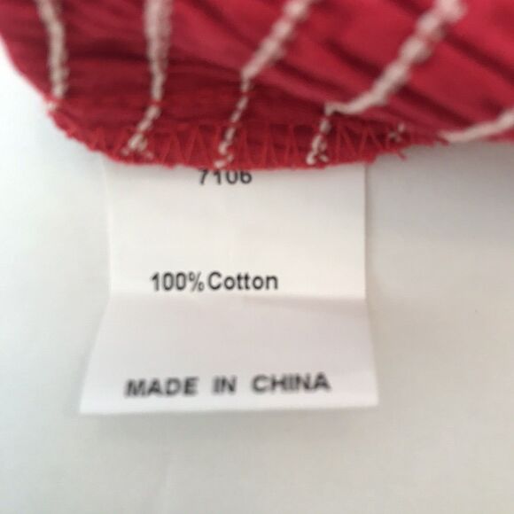 Pretty Garden Woman's Vibrant Red One Shoulder Crop Top Size L - Picture 6 of 6